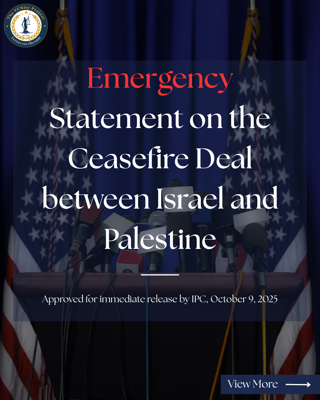 Palestine Ceasefire Statement