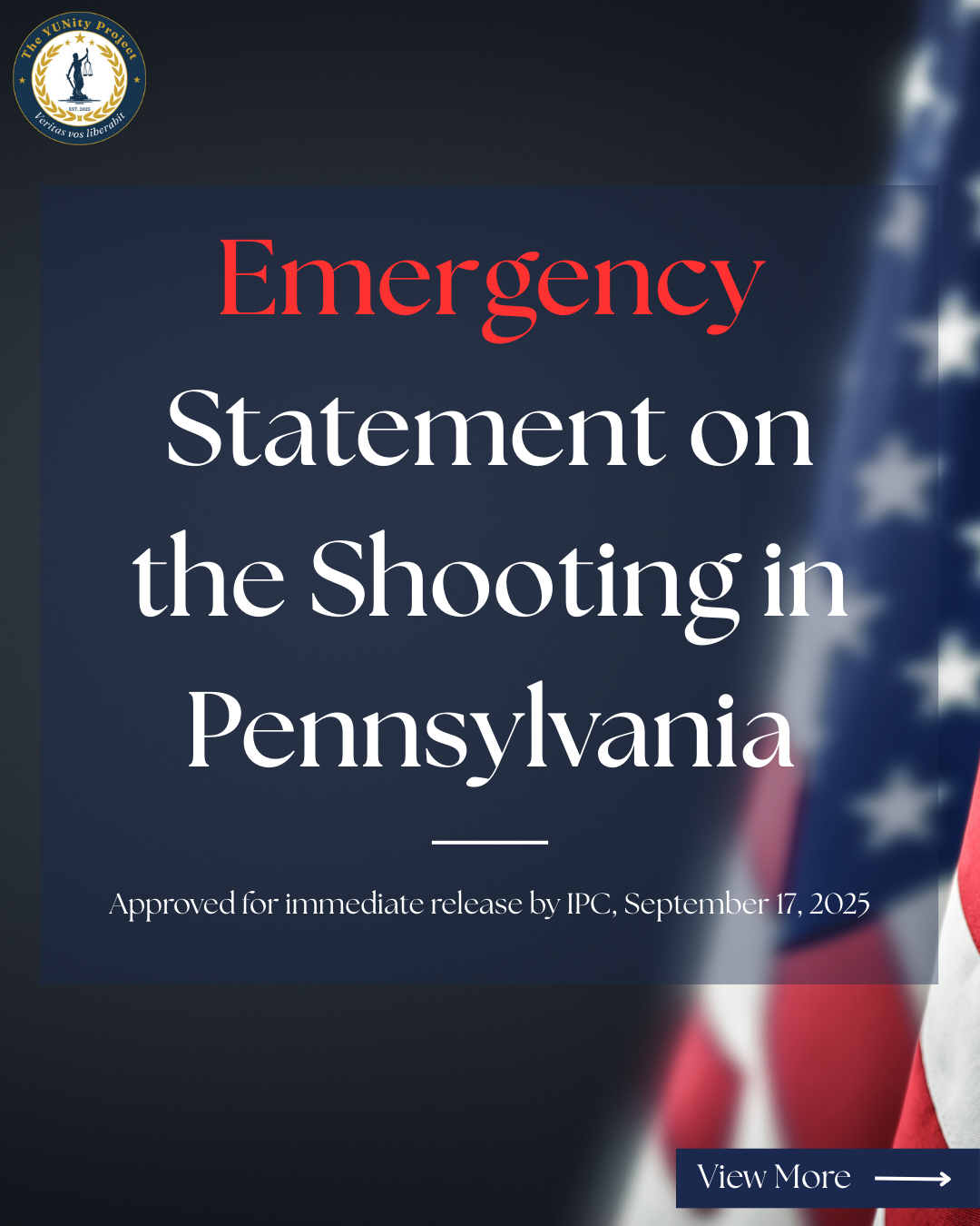 Penn Shooting Statement